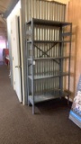 Metal shelving unit