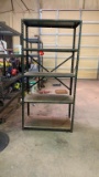 Metal shelving unit