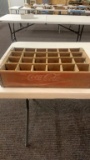 Wooden coca-cola box