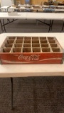 Wooden coca-cola box
