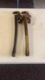 Pair of 24” RIDGID pipe wrenches