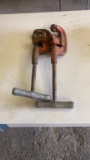 Pair of No. 1-2 RIDGID pipe cutters