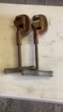 Pair of No. 1-2 RIDGID pipe cutters