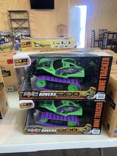 New lot of 2 remote control Dune Tracker Rovers