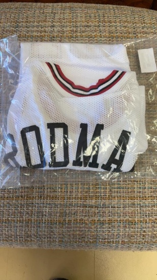 Dennis Rodman autographed Chicago Bulls jersey