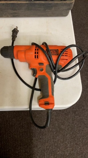 3/8” Black & Decker corded drill