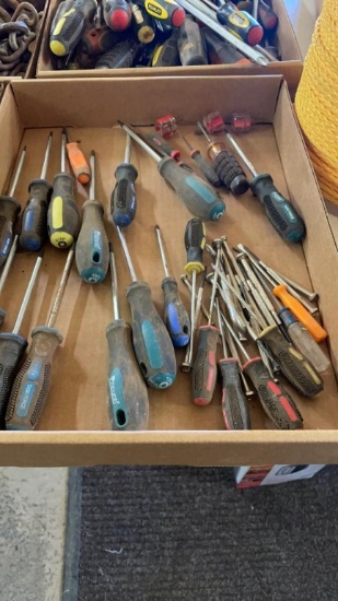 Box of torx, sq driver & mini screwdrivers