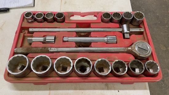 3/4” drive socket set