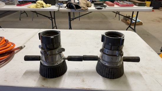 2-1/2” ELKHART fire hose nozzle