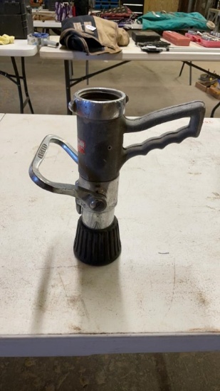 1-1/2” ELKHART fire hose nozzle w/pistol grip