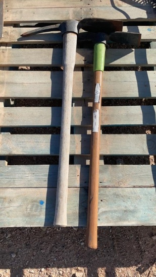 5lb & 2-1/2lb wood handle pick mattocks