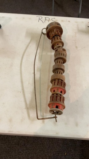 Set of RIDGID pipe dies
