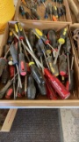 Lot of straight & phillips  screwdrivers