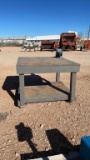 48?X 48? work table on wheels w/vice