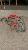 Black & Red pony buggy harness