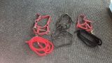 Lot of 3 halters & lead ropes