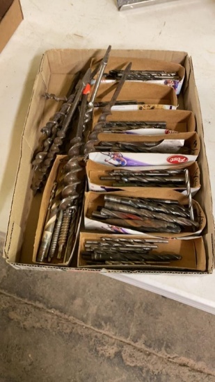 Box of misc drill bits