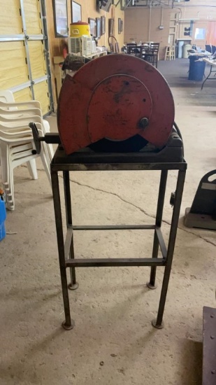 14” chop saw on stand
