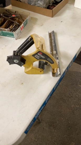 Masking tape and paper dispenser