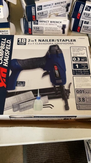 CH 18 ga 2-in-1 nailer/stapler