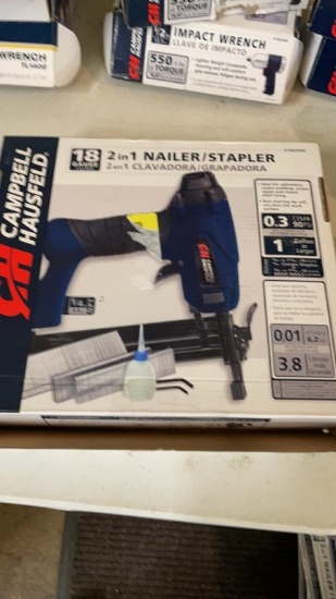 CH 18 ga 2-in-1 nailer/stapler