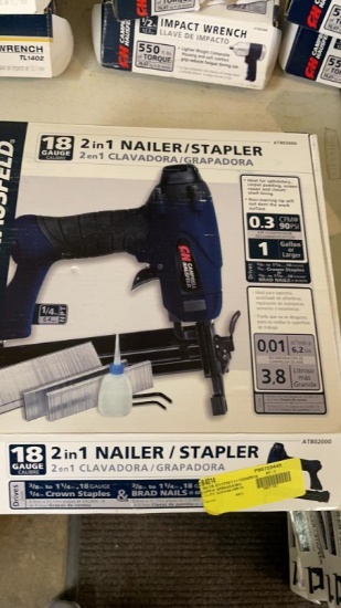 CH 18 ga 2-in-1 nailer/stapler