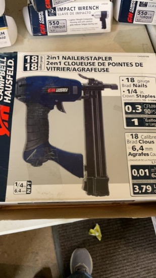 CH 18 ga 2-in-1 nailer/stapler