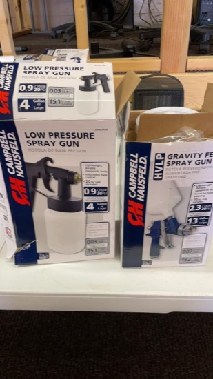 CH low pressure spray gun & gravity feed gun