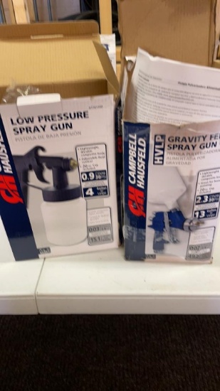 CH low pressure spray gun & gravity feed gun