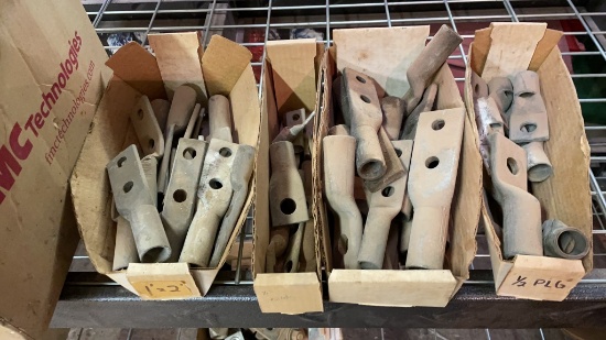 Lot of large crimp-on lugs