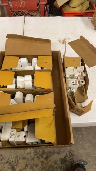 Lot of fluorescent light tombstones