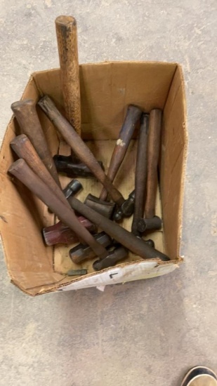 Box of shop hammers