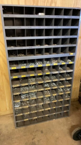Bolt and parts bin.