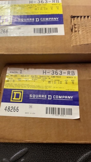 SQ-D   H-363-RB 100A Disconnect