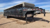 2020 Delco 40’ Cattle Trailer.