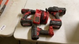 Milwaukee cordless tool set