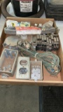 Lot of household electrical parts- breakers &