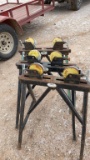 Rolling pipe stand