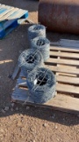 Lot of 4 rolls Barb Wire