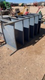 Metal shelving unit