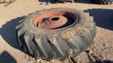 Pair 29.8-38 Tractor tires and rims