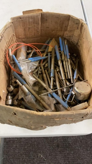 Box of reamers & drill bits