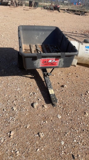 Brinly 10cu ft dump trailer