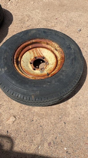 7.50-16 tire &rim