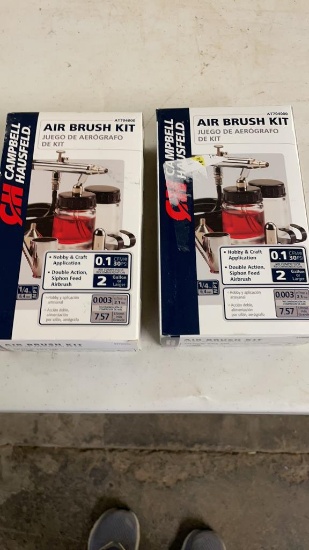 Lot of 2 CH air brush kits