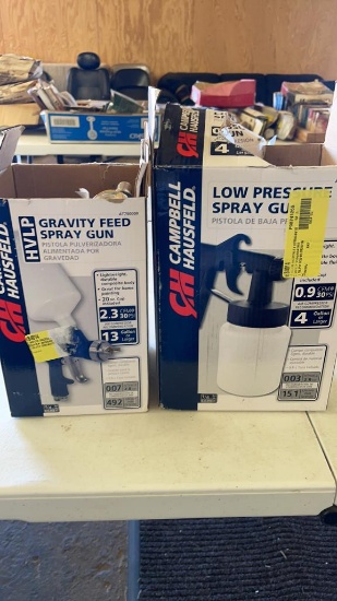CH gravity feed & low pressure spray guns