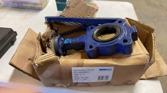 New NIBCO 2-1/2” butterfly valve