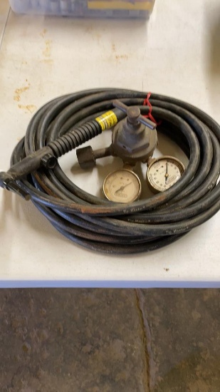 Tig master welding lead & regulator
