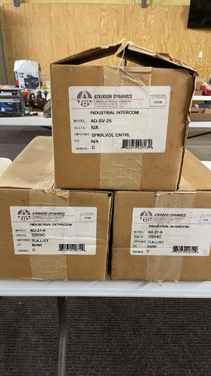 Lot of 3 NEW  Industrial Intercoms-still in
