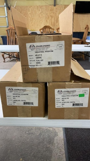 Lot of 3 NEW Industrial intercoms-still in